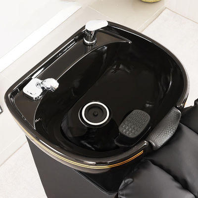 Función Musical Medio mentiroso Belleza Masaje Cama Peinado Y Lavado de Cabello Cama Cuidado de la Salud Masaje Asiento Para Salón