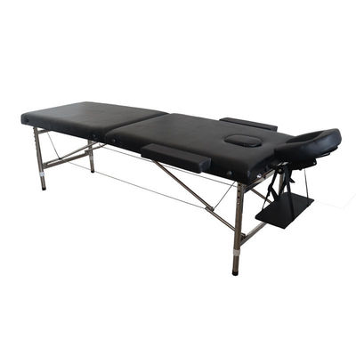 Cama de masaje plegable portátil de cuero PU para belleza y salud corporal en salón