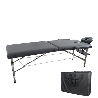 Cama de masaje plegable portátil de cuero PU para belleza y salud corporal en salón