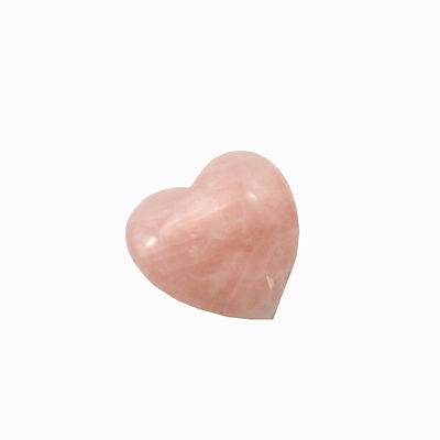 Técnica de piedra en forma de corazón tallado de cuarzo rosa tallado 0,35 kg de piedras preciosas naturales corazones para regalo de boda
