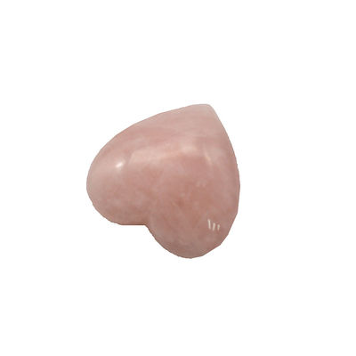 Técnica de piedra en forma de corazón tallado de cuarzo rosa tallado 0,35 kg de piedras preciosas naturales corazones para regalo de boda
