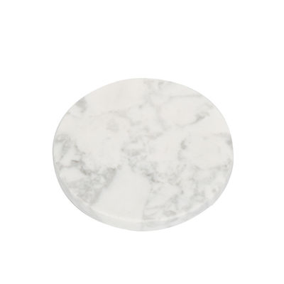Características regionales Marmol natural redondo cuadrado hexágono Blanco Copa esterilla de café y té Bajas de agua para bebidas esterillas almohadillas cocina en casa