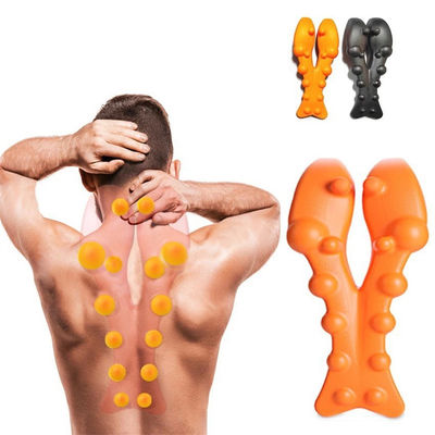 Apoyo corporal almohada de masaje cervical portátil con masajeador de acupresión y estiramiento de espalda de algodón de memoria