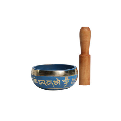 Grabación Tipo de tallado Chakra Nepal Tibetan Cantando Bowl Martillado Para Yoga / Meditación