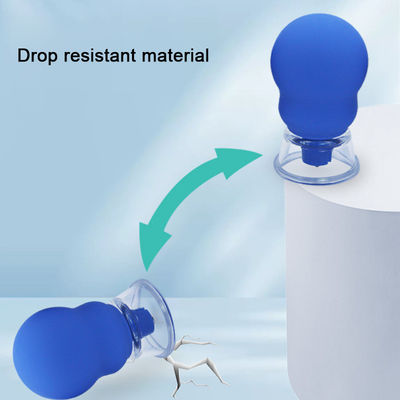 Blue/Pink Silicone Magnetic Vacuum Cupping Set Vacuum Hijama Cupping Therapy Set Conjunto de Cupping de Presión Negativa 20 piezas