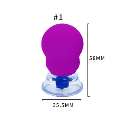 Blue/Pink Silicone Magnetic Vacuum Cupping Set Vacuum Hijama Cupping Therapy Set Conjunto de Cupping de Presión Negativa 20 piezas