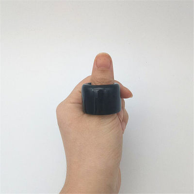 Anillo de jade de nefrita natural personalizado para hombres técnica pulida