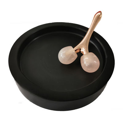 Artesanía de estilo clásico personalizado natural negro redondo de mármol de copa para decoración del hogar del hotel