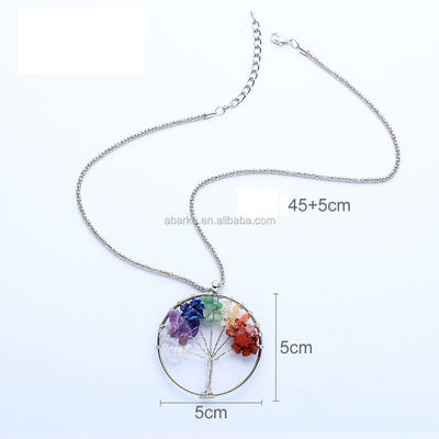 ABKP-021 Técnica Polido Árbol de Cristal de la Vida Collar Belleza Atemporal