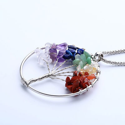 ABKP-021 Técnica Polido Árbol de Cristal de la Vida Collar Belleza Atemporal