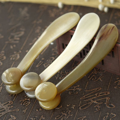 Yak Cuerno Gua Sha Tabla Bull Cuerno Masajista de Cuerpo Roller de Cuidado de la Piel para el área de masaje de cuerpo completo