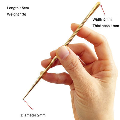 Cuidado de la piel del cuerpo Acupunt Stick Copper Gua Sha Massage Tool con imagen y certificado ISO9001