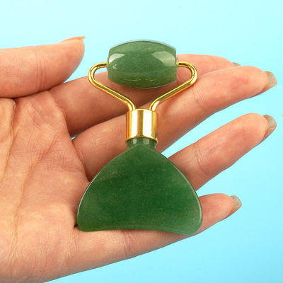 Mini Rose Quartz Jade Roller Eye Skin Care Gua Sha Board Dispositivo de belleza facial multifuncional dentro de los 90 caracteres