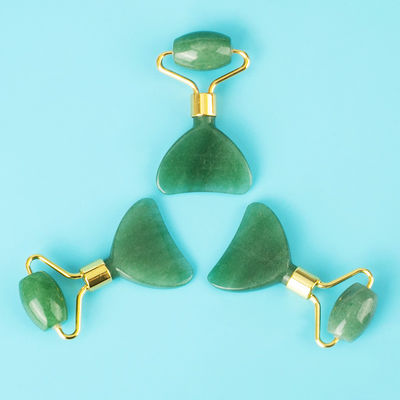Mini Rose Quartz Jade Roller Eye Skin Care Gua Sha Board Dispositivo de belleza facial multifuncional dentro de los 90 caracteres