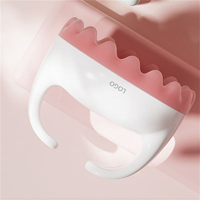 Logotipo personalizado DisponiblePlástico de masaje abdominal Meridiano Cepillo de mano Cuerpo Gua Sha Taza de masaje de relajación de la fascia