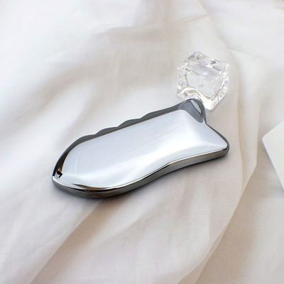 Terahertz Gua Sha herramienta de masaje de raspado con piedra de energía y masaje de punto de acupuntura 91 * 37mm