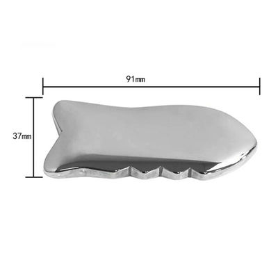 Terahertz Gua Sha herramienta de masaje de raspado con piedra de energía y masaje de punto de acupuntura 91 * 37mm