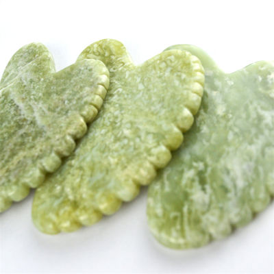 2024 Llegadas Forma de corazón natural Xiuyan Jade Gua Sha Scraping Board La herramienta de masaje definitiva para la relajación de todo el cuerpo
