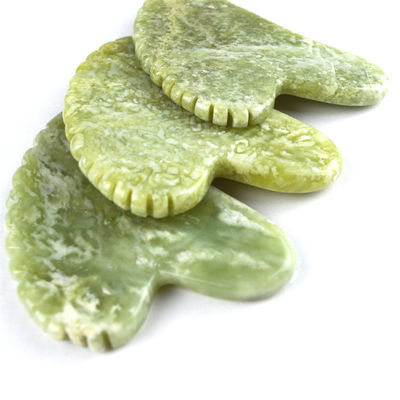 2024 Llegadas Forma de corazón natural Xiuyan Jade Gua Sha Scraping Board La herramienta de masaje definitiva para la relajación de todo el cuerpo