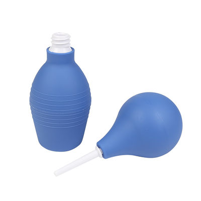 Enema de PVC azul Bulbo Ducha Jeringuilla de colon limpiador Kit médico para duchas anales Duchas vaginales Hombres Mujeres