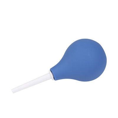 Enema de PVC azul Bulbo Ducha Jeringuilla de colon limpiador Kit médico para duchas anales Duchas vaginales Hombres Mujeres