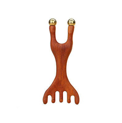 Cuello de la cabeza Meridiano Masajista Cabeza Gua Sha Peinado de masaje para contorno y levantamiento de rasgos faciales