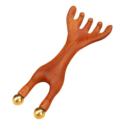 Cuello de la cabeza Meridiano Masajista Cabeza Gua Sha Peinado de masaje para contorno y levantamiento de rasgos faciales