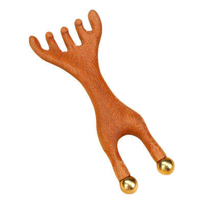 Cuello de la cabeza Meridiano Masajista Cabeza Gua Sha Peinado de masaje para contorno y levantamiento de rasgos faciales