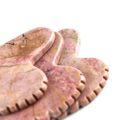 Masajista facial 2024 Forma de corazón Jade Gua Sha Herramienta para el cuidado personal de la piel y masajista manual