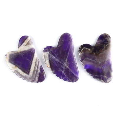 Masajista facial 2024 Forma de corazón Jade Gua Sha Herramienta para el cuidado personal de la piel y masajista manual