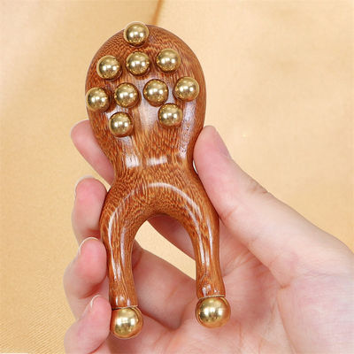 Manual Meridian Dredging Copper Facial Gua Sha Herramienta de masaje para el levantamiento de belleza facial y el endurecimiento de la piel de los ojos