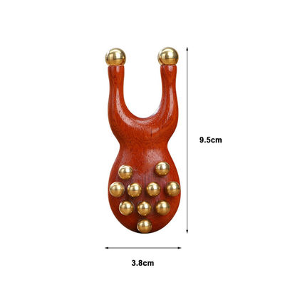 Manual Meridian Dredging Copper Facial Gua Sha Herramienta de masaje para el levantamiento de belleza facial y el endurecimiento de la piel de los ojos