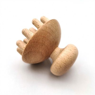 Dredado Meridiano Masajista de madera en forma de pulpo simplificado al alcance de los dedos