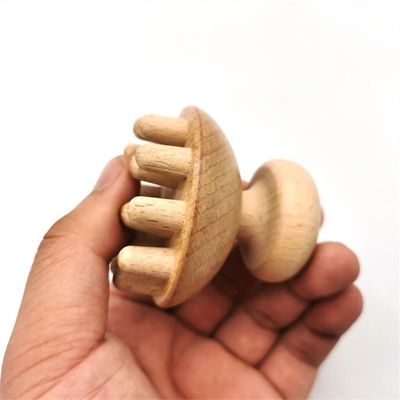 Dredado Meridiano Masajista de madera en forma de pulpo simplificado al alcance de los dedos