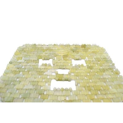 Masajeador facial natural antienvejecimiento Xiuyan Jade Ojo máscara de piedra de jade Jade máscara facial Jade máscaras para dormir herramienta de cuidado de la piel facial
