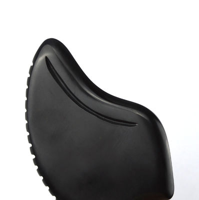 Disponible en forma de corazón Gua Sha herramienta de masaje hecha de piedra natural Bian Negro para la meditación relajante Spa