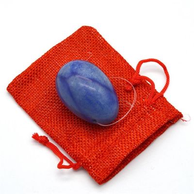 Huevos de masaje Yoni Aventurine Azul Estilo de arte popular para mujeres Conjunto de refuerzo de Kegel