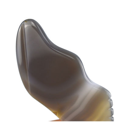 Equipo de masaje de músculos del cuerpo de moda Agate Blanco Gua Sha tabla de raspado para el cuidado personal y el cuidado del cuerpo