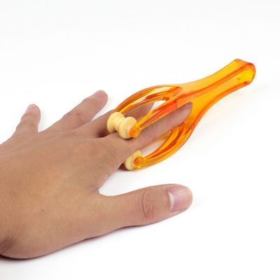 Masaje de dedos tipo rodillo masaje articular para aliviar el dolor Gua Sha Dedo fino de alivio de la mano ácido tigre boca acupuntura clip de masaje