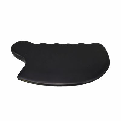 Piedra Bian Negro Pura Natural Gua Sha Masaje Facial Cosmético Lift Aprieta la Piel Masajeador Facial de Todo el Cuerpo