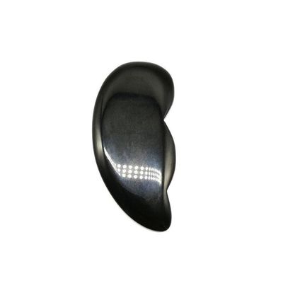 Masaje facial y raspado corporal 9.5*5*0.5 con piedra negra de obsidiana gua sha