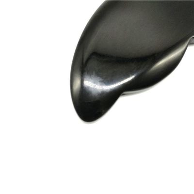 Masaje facial y raspado corporal 9.5*5*0.5 con piedra negra de obsidiana gua sha