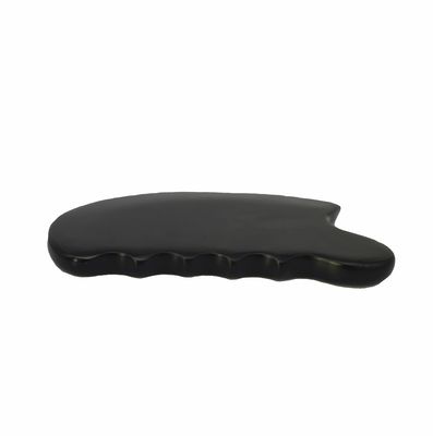 Piedra Bian Negro Pura Natural Gua Sha Masaje Facial Cosmético Lift Aprieta la Piel Masajeador Facial de Todo el Cuerpo