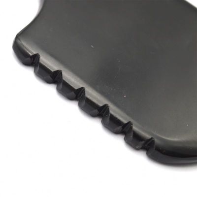 Piedra Bian Negro Gua Sha raspado Masajista Conjunto de herramientas para el cuerpo natural y el rendimiento