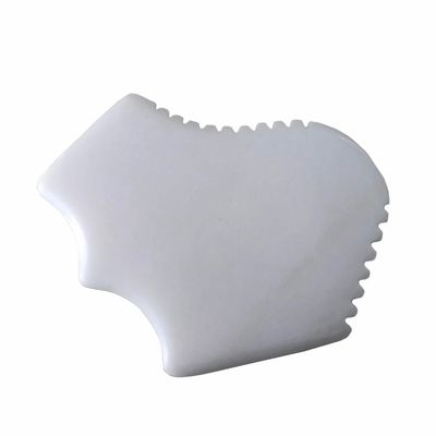 Jade Blanco Natural Gua Sha Tabla para Masajeador Facial y Propriedades de Diseño de la Terapia de raspado