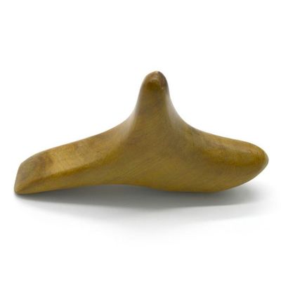 Propiedades Masajista Triángulo de madera natural Gua Sha Herramientas para masaje de pies Equipo de belleza de autoservicio