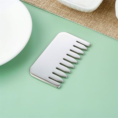 Masaje corporal y relajación del cuero cabelludo 304 acero inoxidable Gua Sha peine relajación del cuero cabelludo y crecimiento del cabello cabeza Gua Sha herramienta de masaje