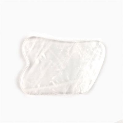 Herramienta de masaje facial Quarzo claro Herramienta de raspado Gua Sha para SPA y tratamiento de acupuntura