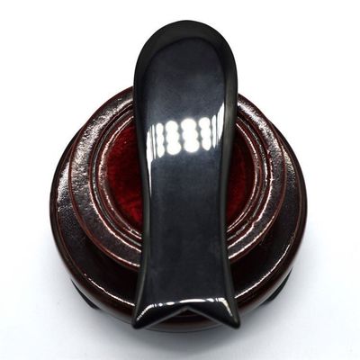 Obsidian en forma de pez Gua Sha Recortes de herramientas de masaje para logotipo personalizado Cara y cuerpo Fuente de alimentación enchufable