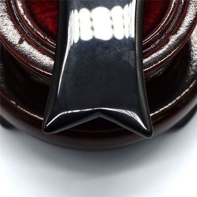 Obsidian en forma de pez Gua Sha Recortes de herramientas de masaje para logotipo personalizado Cara y cuerpo Fuente de alimentación enchufable